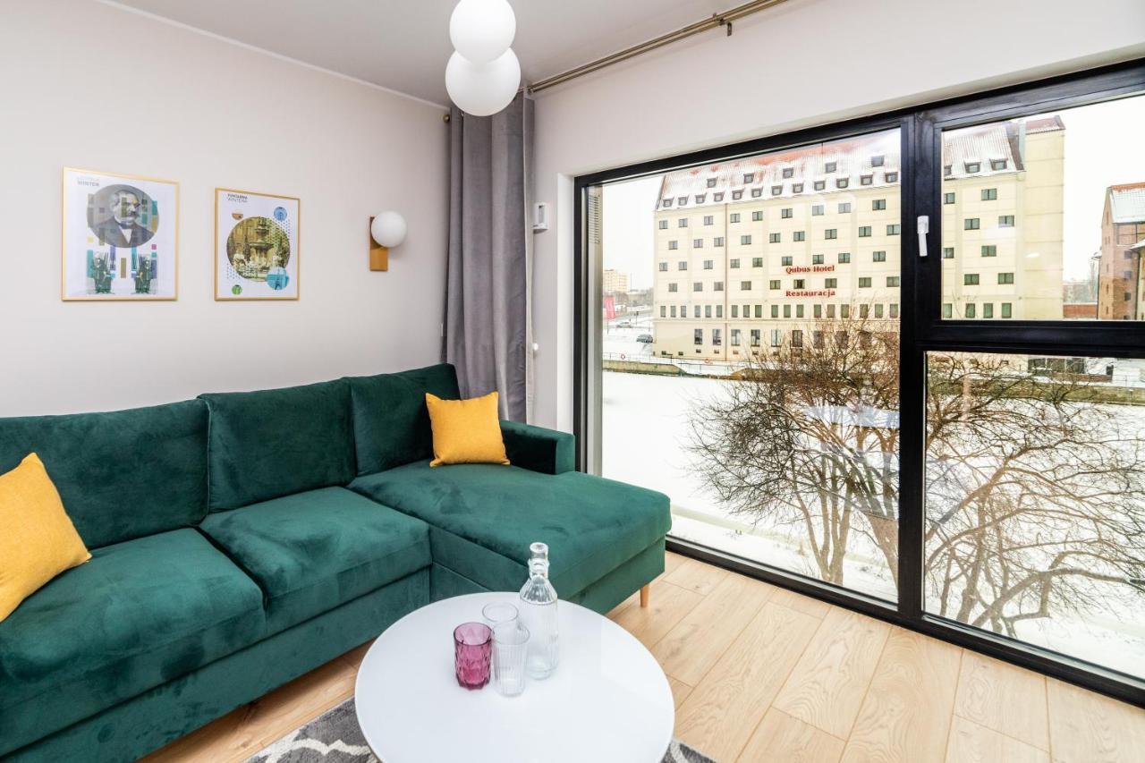 Pobookowane River View Apartments Gdańsk Kültér fotó