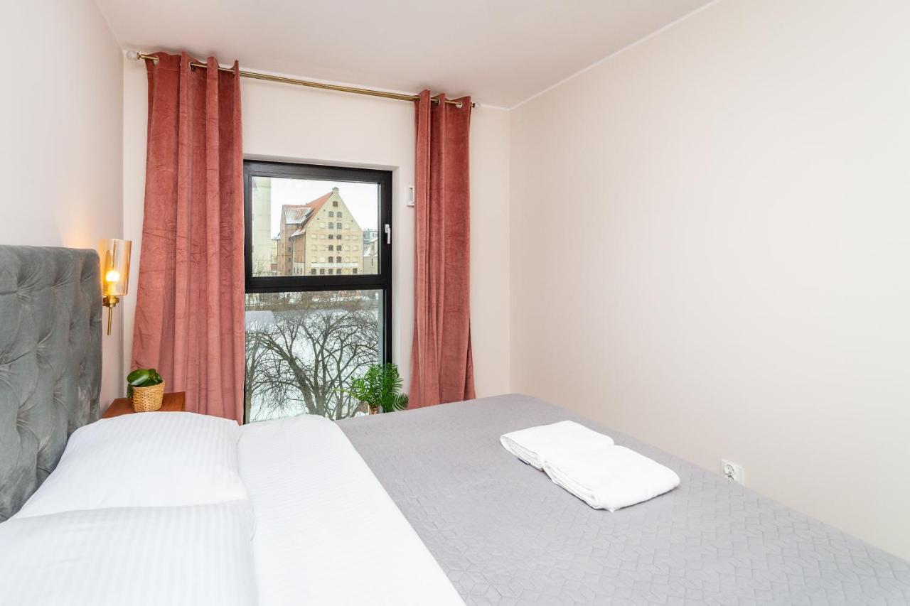 Pobookowane River View Apartments Gdańsk Kültér fotó