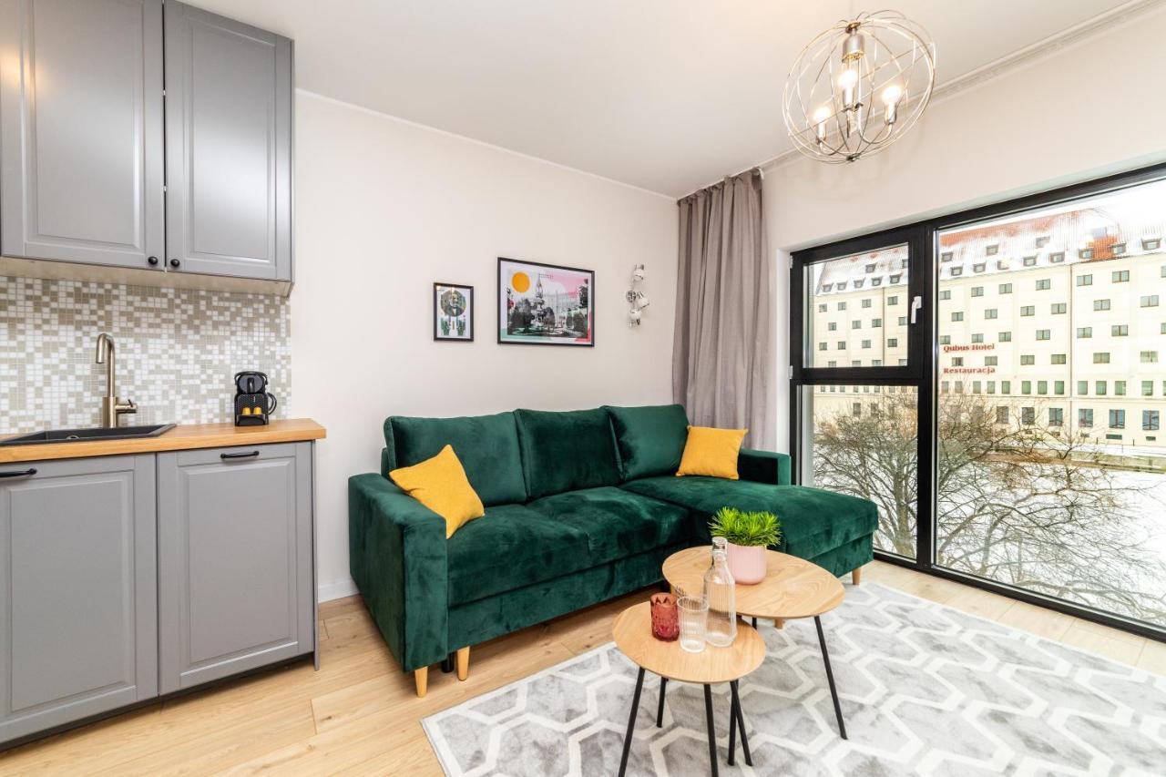 Pobookowane River View Apartments Gdańsk Kültér fotó
