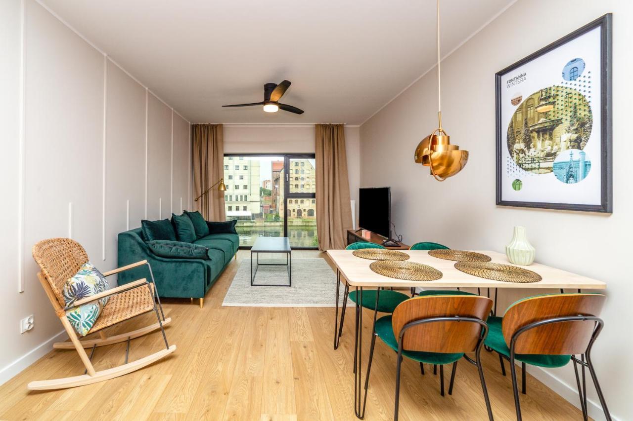 Pobookowane River View Apartments Gdańsk Kültér fotó