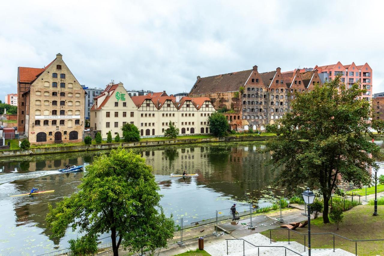Pobookowane River View Apartments Gdańsk Kültér fotó